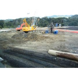 Library, Auckland campus. Library Extension, construction, September 2008