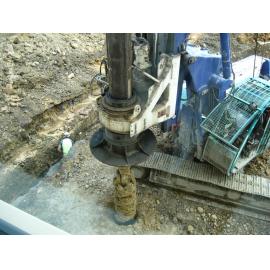 Library, Auckland campus. Library Extension, construction, September 2008