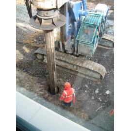 Library, Auckland campus. Library Extension, construction, September 2008