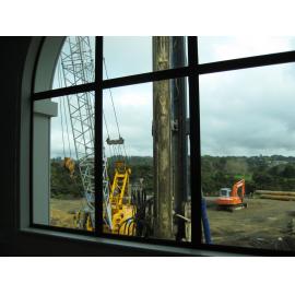 Library, Auckland campus. Library Extension, construction, September 2008