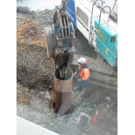 Library, Auckland campus. Library Extension, construction, September 2008