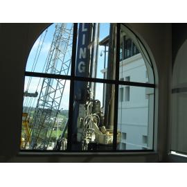 Library, Auckland campus. Library Extension, construction, September 2008