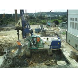 Library, Auckland campus. Library Extension, construction, October 2008