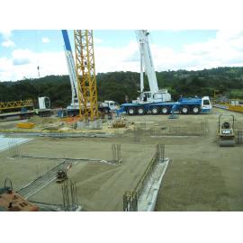 Library, Auckland campus. Library Extension, construction, November 2008