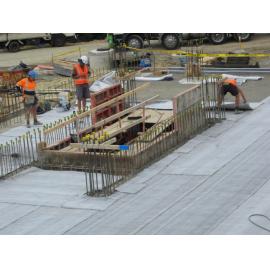 Library, Auckland campus. Library Extension, construction, November 2008