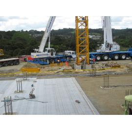 Library, Auckland campus. Library Extension, construction, November 2008