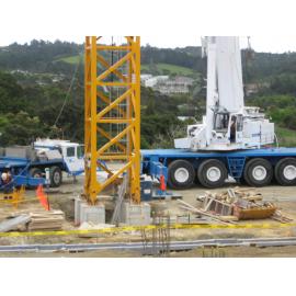 Library, Auckland campus. Library Extension, construction, November 2008