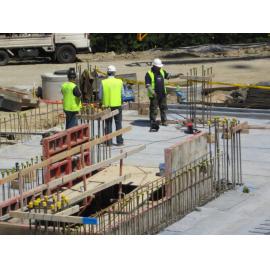 Library, Auckland campus. Library Extension, construction, November 2008