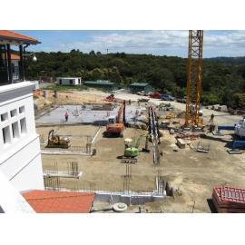 Library, Auckland campus. Library Extension, construction, November 2008