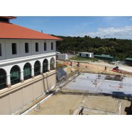 Library, Auckland campus. Library Extension, construction, November 2008