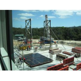 Library, Auckland campus. Library Extension, construction, November 2008
