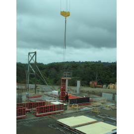 Library, Auckland campus. Library Extension, construction, December 2008
