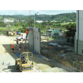 Library, Auckland campus. Library Extension, construction, December 2008