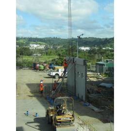 Library, Auckland campus. Library Extension, construction, December 2008