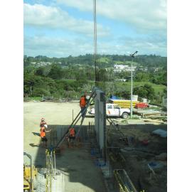 Library, Auckland campus. Library Extension, construction, December 2008