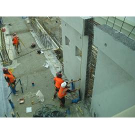 Library, Auckland campus. Library Extension, construction, December 2008