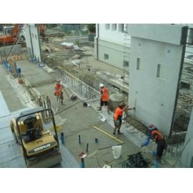 Library, Auckland campus. Library Extension, construction, December 2008