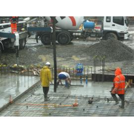 Library, Auckland campus. Library Extension, construction, December 2008
