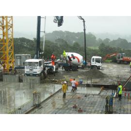 Library, Auckland campus. Library Extension, construction, December 2008