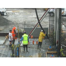 Library, Auckland campus. Library Extension, construction, December 2008