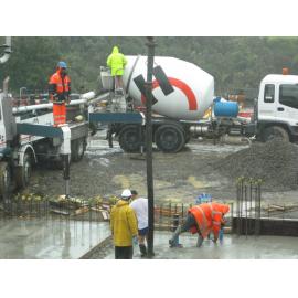 Library, Auckland campus. Library Extension, construction, December 2008