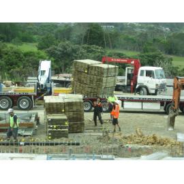 Library, Auckland campus. Library Extension, construction, December 2008