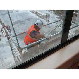 Library, Auckland campus. Library Extension, construction, December 2008