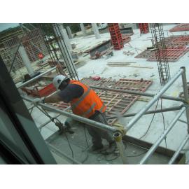 Library, Auckland campus. Library Extension, construction, December 2008