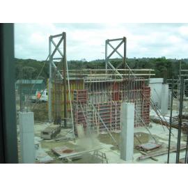 Library, Auckland campus. Library Extension, construction, December 2008