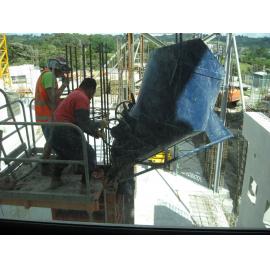 Library, Auckland campus. Library Extension, construction, December 2008