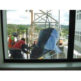 Library, Auckland campus. Library Extension, construction, December 2008