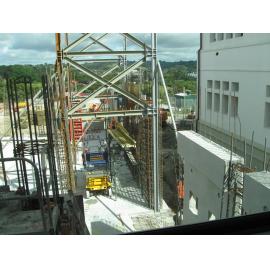 Library, Auckland campus. Library Extension, construction, December 2008
