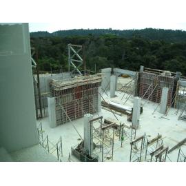 Library, Auckland campus. Library Extension, construction, January 2009
