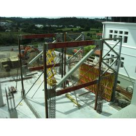 Library, Auckland campus. Library Extension, construction, January 2009