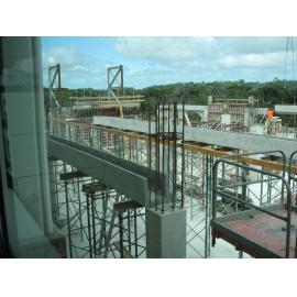 Library, Auckland campus. Library Extension, construction, January 2009