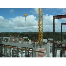 Library, Auckland campus. Library Extension, construction, January 2009