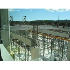 Library, Auckland campus. Library Extension, construction, January 2009