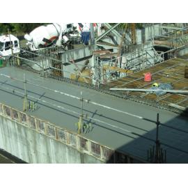 Library, Auckland campus. Library Extension, construction, January 2009