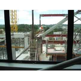 Library, Auckland campus. Library Extension, construction, January 2009