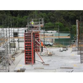 Library, Auckland campus. Library Extension, construction, January 2009