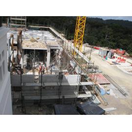 Library, Auckland campus. Library Extension, construction, January 2009