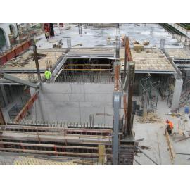 Library, Auckland campus. Library Extension, construction, January 2009
