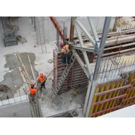 Library, Auckland campus. Library Extension, construction, January 2009
